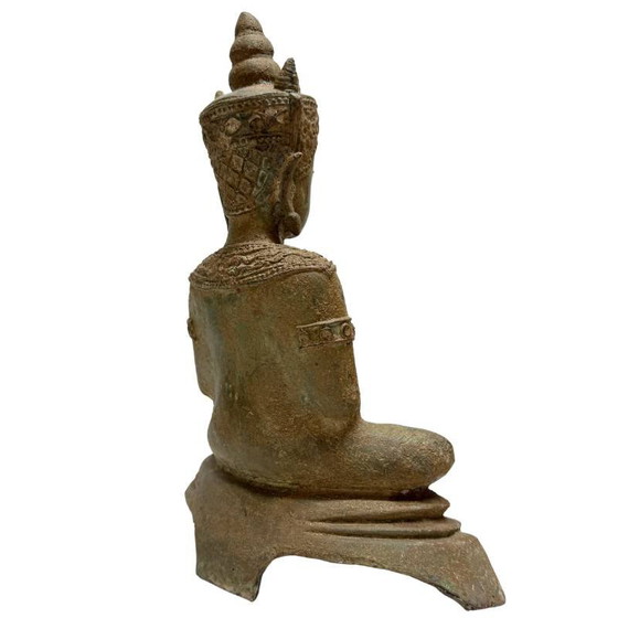 Estatua antigua de Buda en bronce Sudeste Asiático siglo XIX – Lote 471 – Esculturas, Bronze (photo 4 of 10)