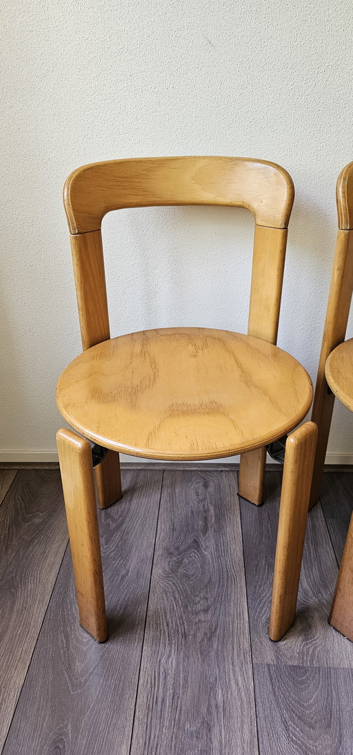 4x Vintage Bruno Rey Stoelen Kusch & Co