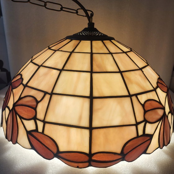 Image 1 of Lampada a sospensione Tiffany vintage