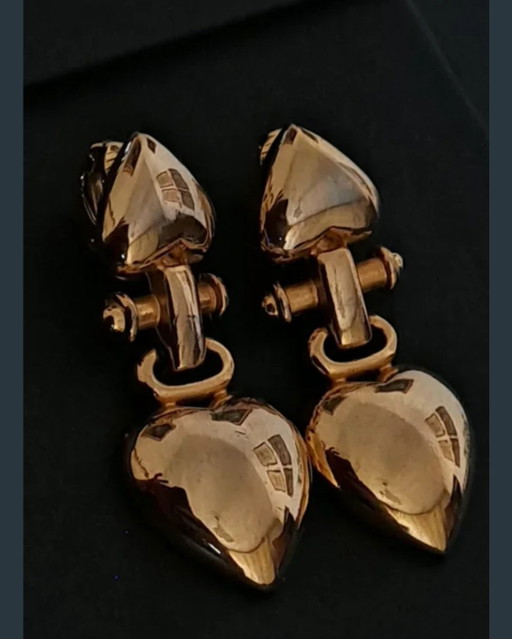Vintage Givenchy Gilded Earrings