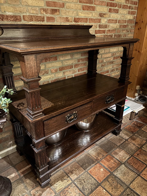 Image 1 of Antique Dresser Side Table