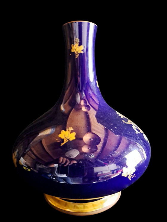 Image 1 of Vaso blu oro Ucraina 1970