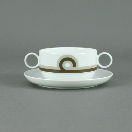 Image 1 of Ambrogio Pozzi (1931-2012) - tableware - Duo Baltic - Rosenthal Studio-Line, Germany - 1968 - Decor design by Rosemonde Naira