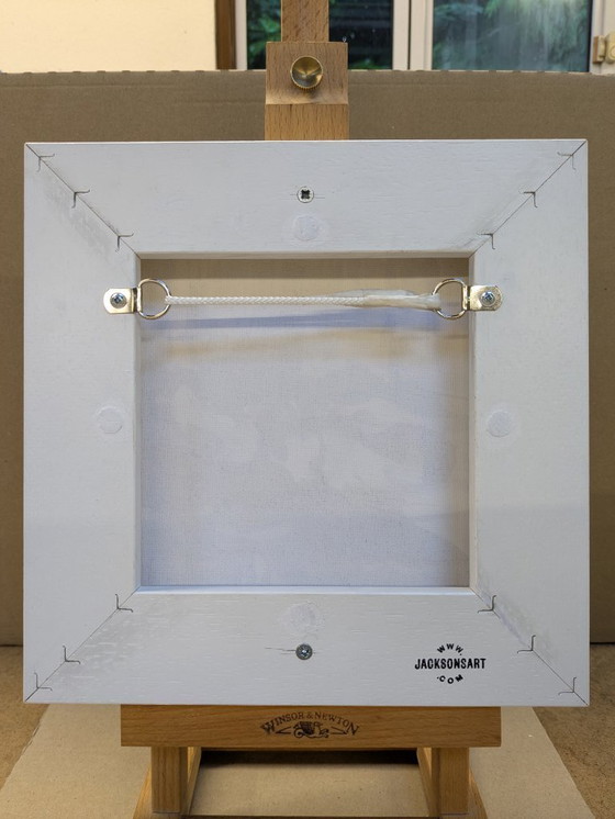 Image 1 of ST IVES PORTHMEOR BEACH 3 ACRYLIC PAINTING SEASCAPE CANVAS NIGEL WATERS FRAMED