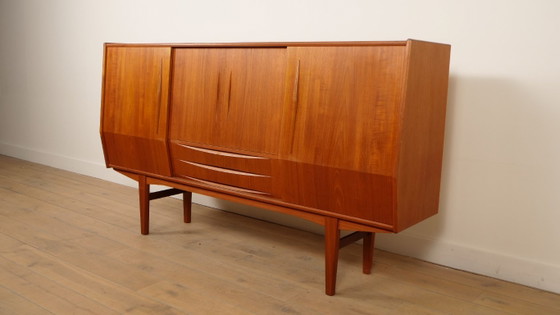 Credenza alta vintage | Mobile a muro | Teak | Anni '60 – Credenze alte, Wood (photo 3 of 16)