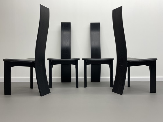 Image 1 of 4X Tranekaer Dänemark Esszimmerstühle