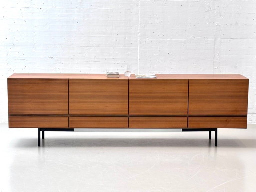 Elegant sideboard made of solid walnut wood, 1960s