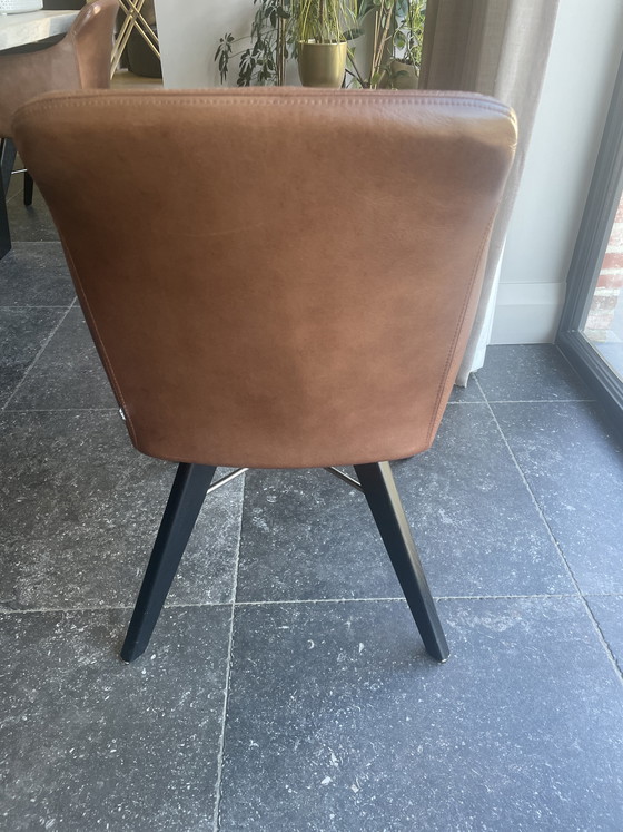 Image 1 of Mesa de comedor de cuero de 9 piezas de KFF