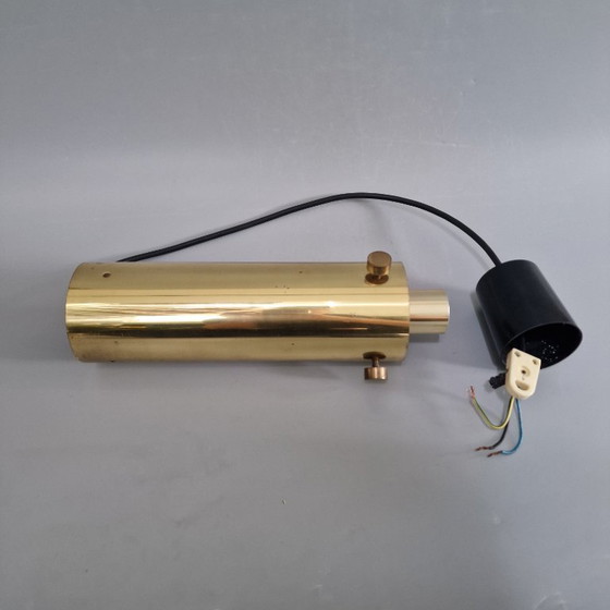 Image 1 of Large Vintage Glashütte Limburg Pendant Lamp - Helena Tynell - Bubble Glass & Brass - Ø 27 cm - 1970s