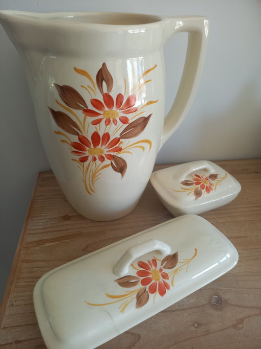 Vintage Waschbecken-Set aus den 1960er Jahren von Boch