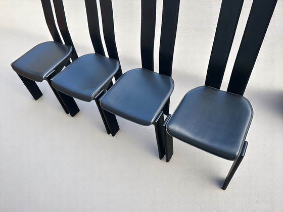 Image 1 of 4x Designer chairs by Pietro Costantini - Italy, 1970s