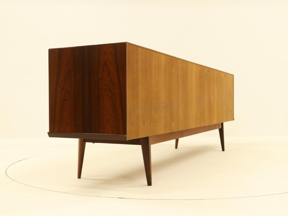 Image 1 of Grande credenza in palissandro con ante a tamburo di Oswald Vermaercke per V-Form, Belgio, anni '60