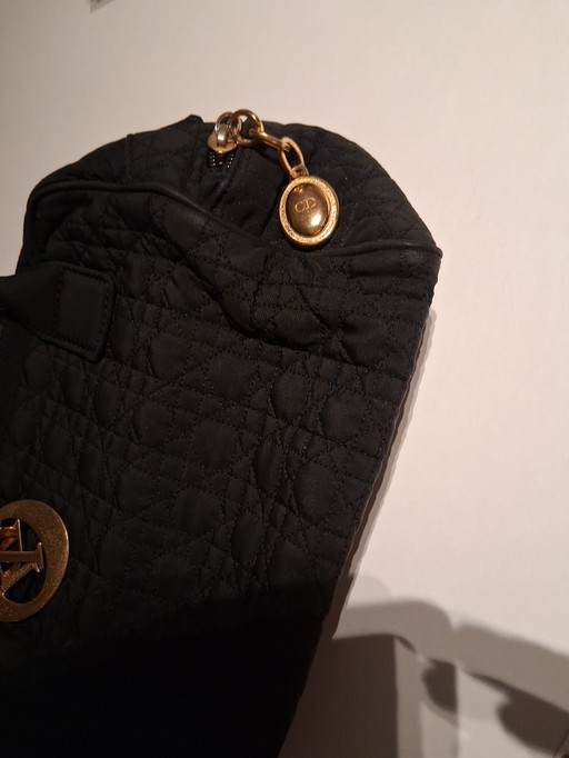 Zware handtas Christian Dior Cannage
