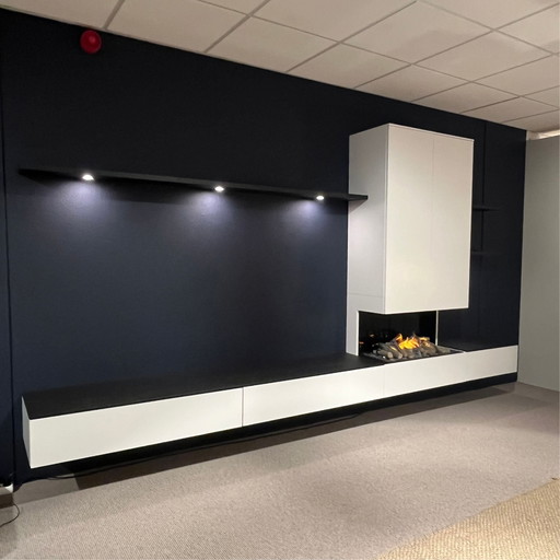 Interstar Fireplace wall unit – wandkast