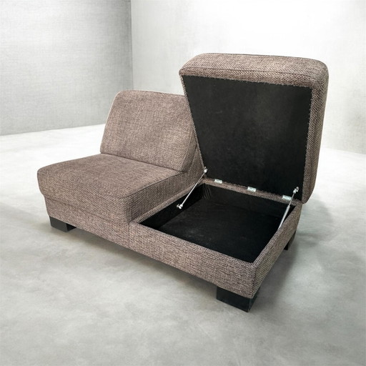 Chaise Lounge met Opbergruimte + Gereinigd