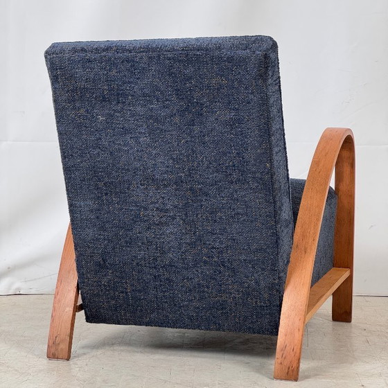 Image 1 of French Art Deco Armchair, 1930s – Fully Refurbished