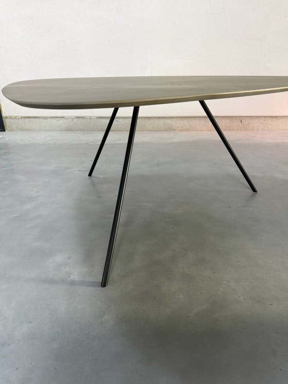 Tavolini da caffè Leolux Liliom - set di 2 - ottime condizioni – polished steel, Ceramica (photo 5 of 8)