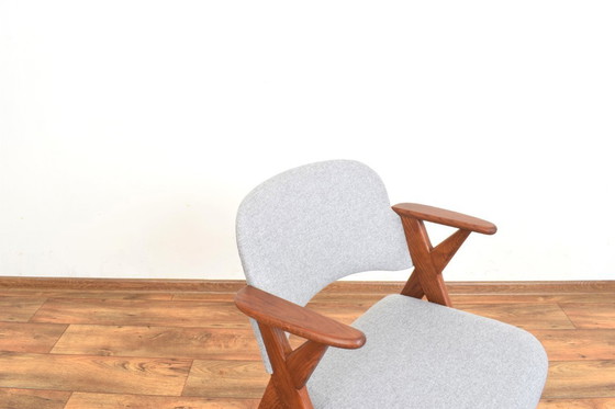 Image 1 of Chaise de salle à manger suédoise en chêne, style Mid-Century, de Broderna Johansson, années 1960.
