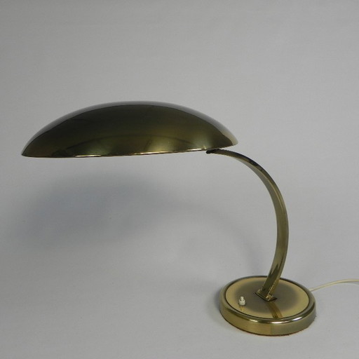 Bauhaus messing bureaulamp, model 6751 van Christian Dell voor Kaiser Leuchten