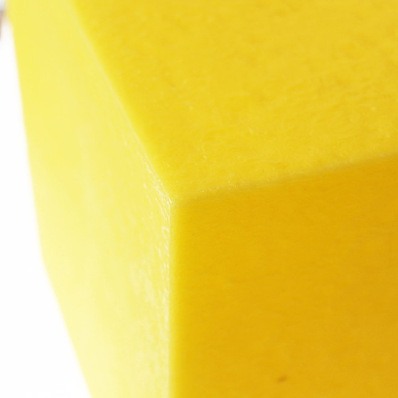 Image 1 of Heico Vintage Cube Lamp - Yellow (1980, Allemagne)