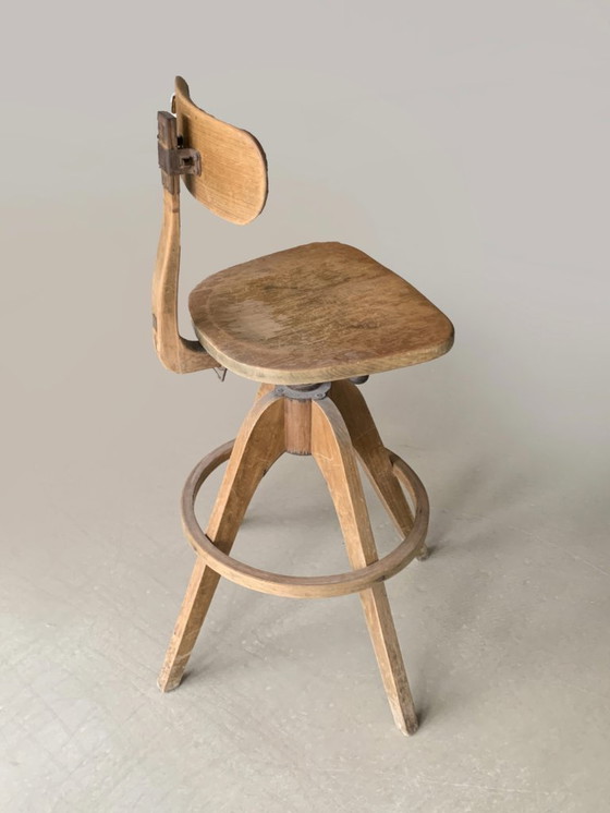 Image 1 of Architektenstuhl von Albert Stoll für Der Federdreh, 1920er Jahre.