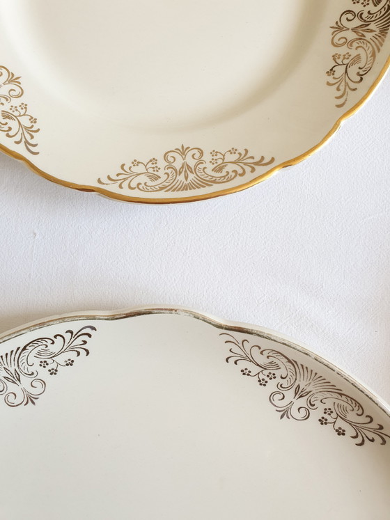 Image 1 of Villeroy & Boch dessert service from the 1950s
