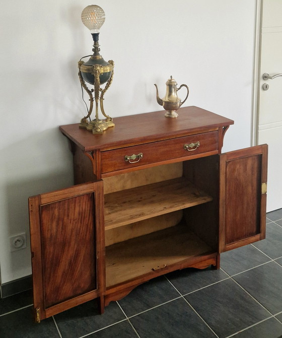 Image 1 of Mahoniehouten dressoir, gesigneerd Maple & Co - 19e eeuw