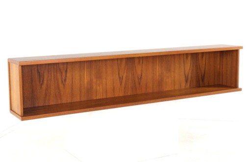 Vintage Wandplank Wandsysteem Teak Deens – wandrek, Wood