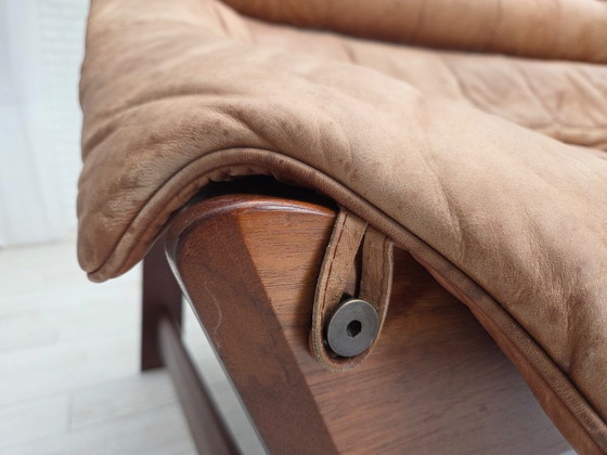 Image 1 of Anni '70, design norvegese di Jan Erik Lindgren, divano a due posti modello "Amazon".