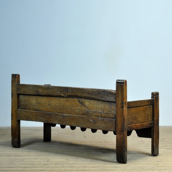 Image 1 of Antique walnut bench, Southern France / Northern Spain, 17th–18th century