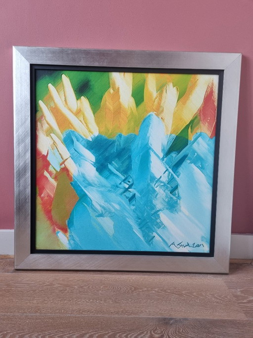 'Spectrum' schilderij Manfred Smol