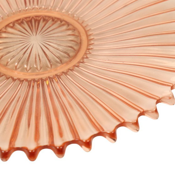 Image 1 of Art Deco Fruit Bowl Pink