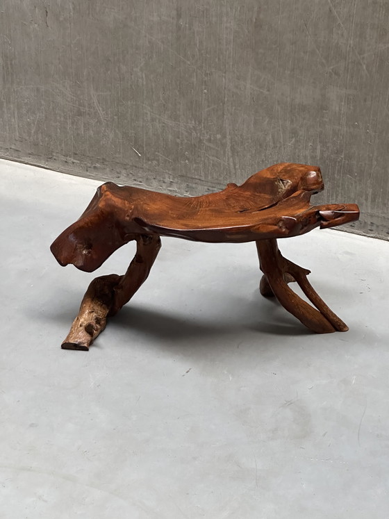 Image 1 of Vintage brutalist wabi-sabi coffee table