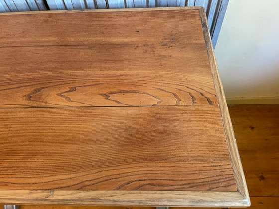 Bistro Café Tisch Art Deco 1930 Französisch – Beistelltische, Holz (photo 6 of 25)