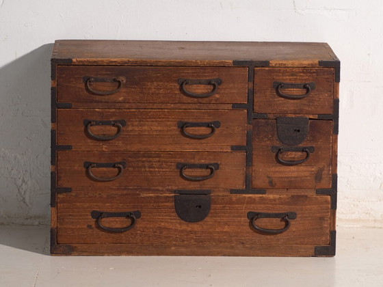 Antique Japanese tansu chest – Japan, circa 1910 – Chest of drawers (photo 20 of 40)