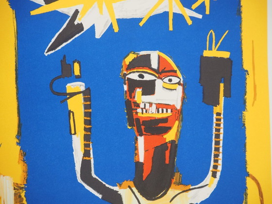 Jean-Michel Basquiat: Sign of Welcome, Signed Lithograph – Lithographs & prints, Paper (photo 9 of 10)