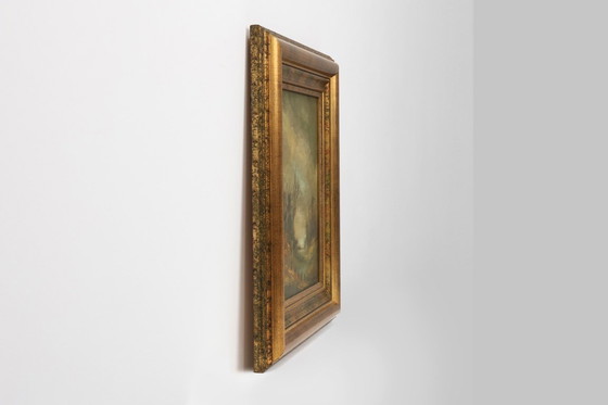 Image 1 of Landscape Painting by Degehryver, Belgium, 1950 