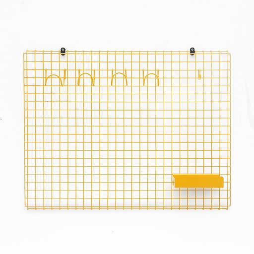 Grille équipée jaune "Binetta" par Boccato, Gigante, Zambusi pour Seccose, 1970