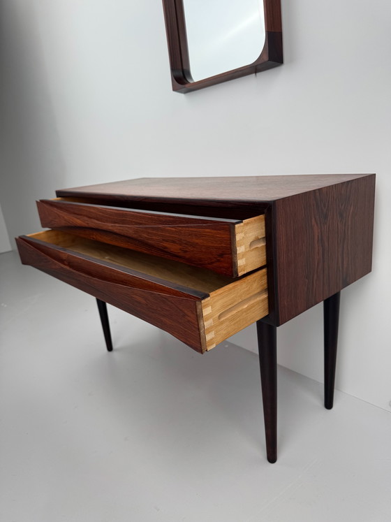Image 1 of Niels Clausen for NC Møbler Rosewood Hallway Set – Danish Design Icon