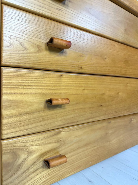Image 1 of Vintage ladekast van iepenhout van Maison Regain, Franse mid-century modern stijl, jaren 60.