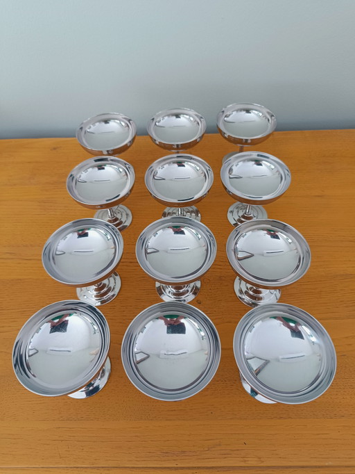 Coupes à Glace en Inox Rémy Letang Lot de 12
