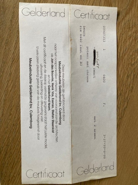 Original Gelderland Armchair with certificate – Leather (photo 5 of 5)