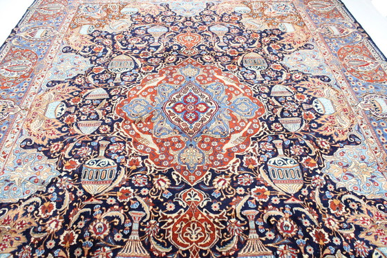 Image 1 of Tapis persan original noué à la main Kashmar Fein Paradise Design 386 X 294 Cm Top Condition