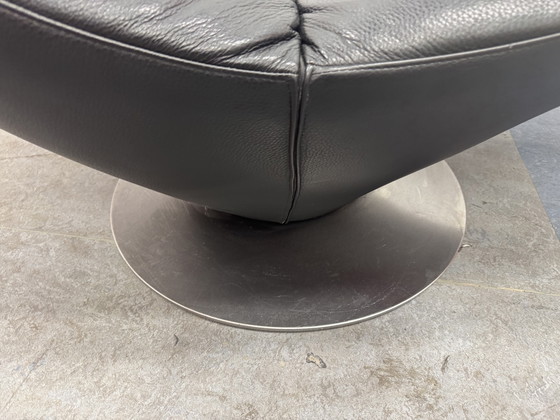 Image 1 of Italiaans design Natuzzi Lederen stoel loungestoel fauteuil