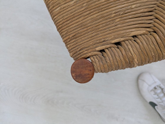 Image 1 of Authentischer Chiavarina-Stuhl aus Naturholz mit Sitzfläche aus geflochtenem Stroh - Ikone des italienischen Kunsthandwerks