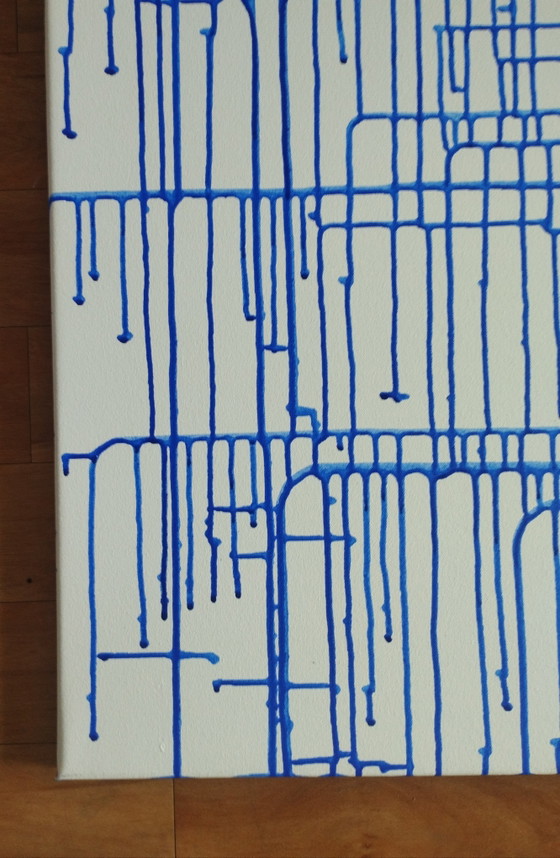 Natia Antadze Abstrakte Komposition XXL – Gemälde & Zeichnungen, Canvas (photo 12 of 15)