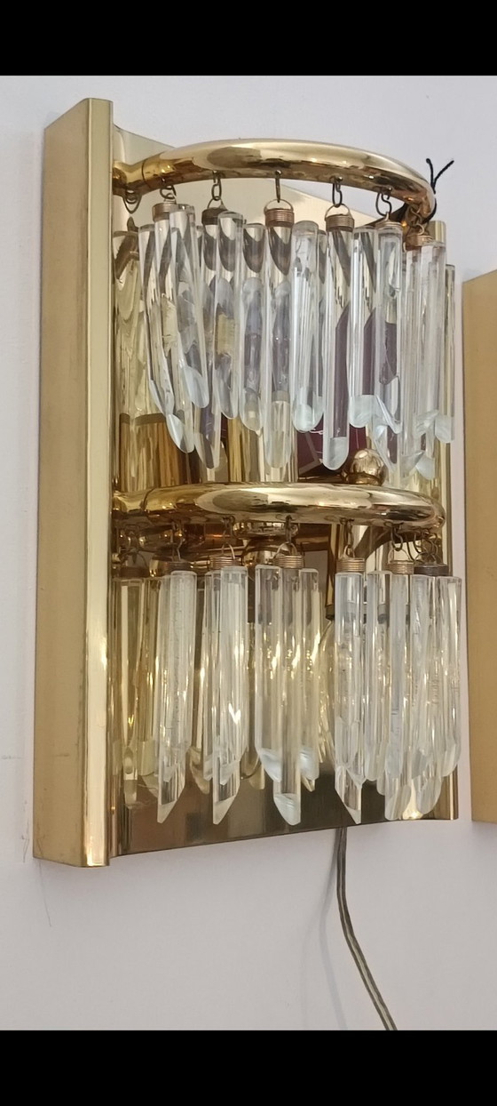 Image 1 of Paar Wandleuchten von Lumica aus den 1970er Jahren