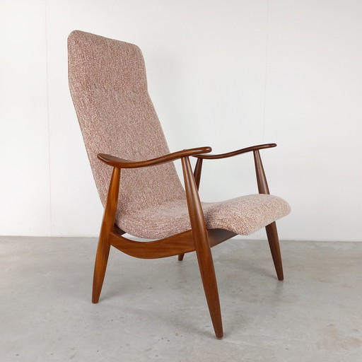 Louis van Teeffelen webe armchair Vintage design 1960s