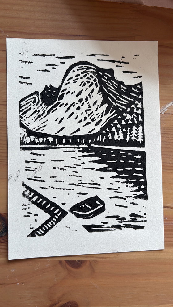 Image 1 of Linograbado del calendario 2026