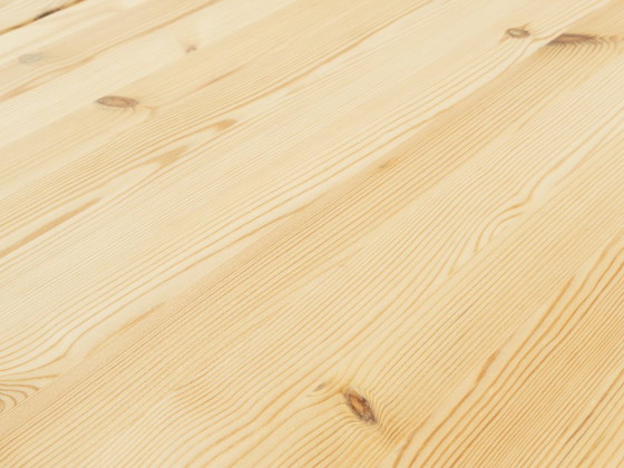 Image 1 of 80s Dining Table, Solid Bleached Pine